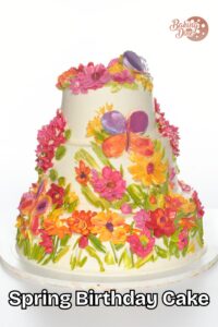 Spring Birthday Cake