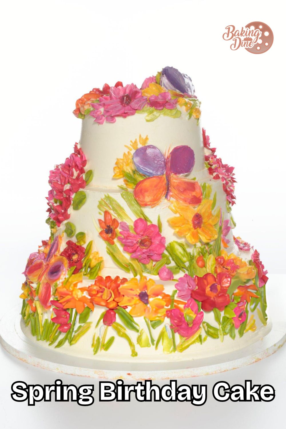 Spring Birthday Cake
