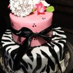 Cheetah Print Cake